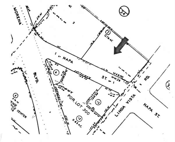 5330 Napa St, San Diego, CA for lease - Plat Map - Image 2 of 3