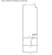 2105 S 48th St, Tempe, AZ for lease Floor Plan- Image 1 of 1