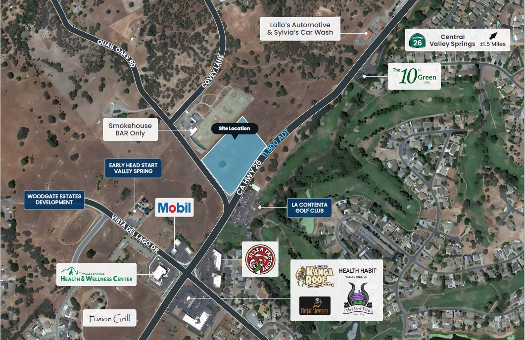 NEC Hwy 26 & Quail Lakes Rd, Valley Springs, CA for sale Primary Photo- Image 1 of 2