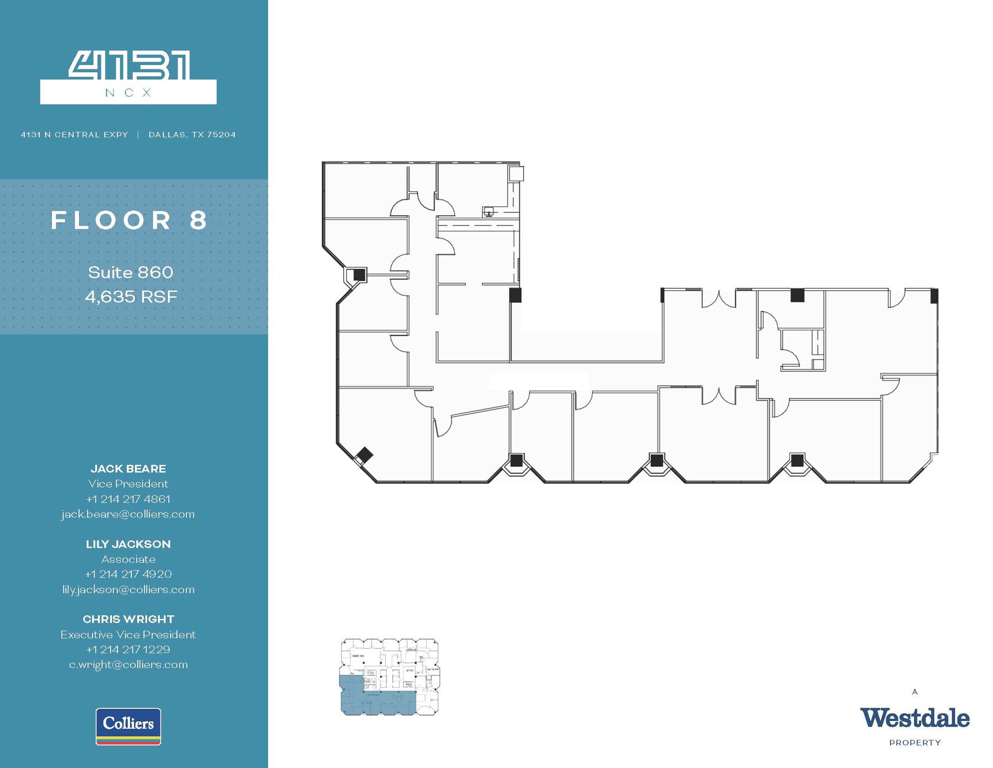 4131 N Central Expy, Dallas, TX for lease Floor Plan- Image 1 of 1