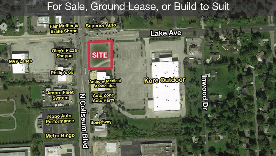 4230 Lake Ave, Fort Wayne, IN à louer Aérien- Image 1 de 3