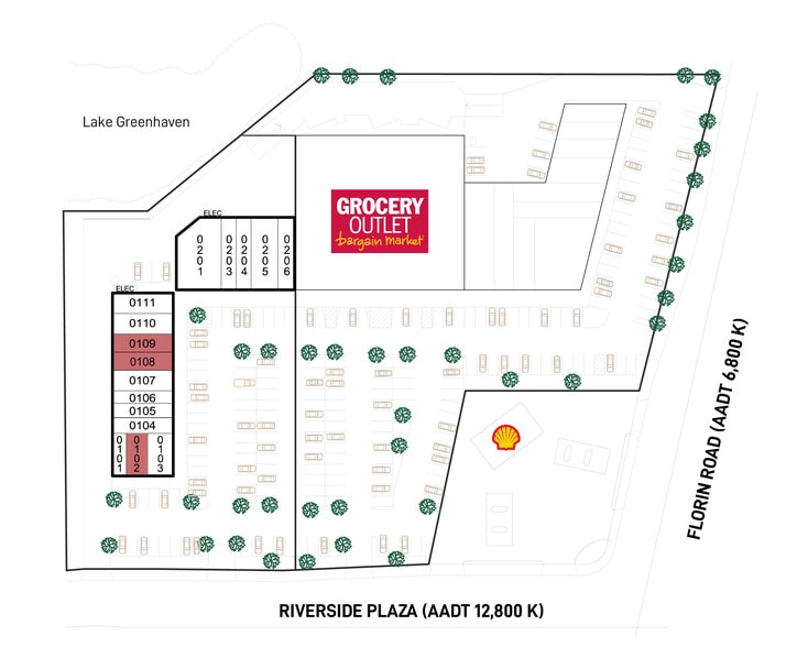 6371-6413 Riverside Blvd, Sacramento, CA for lease - Building Photo - Image 2 of 5