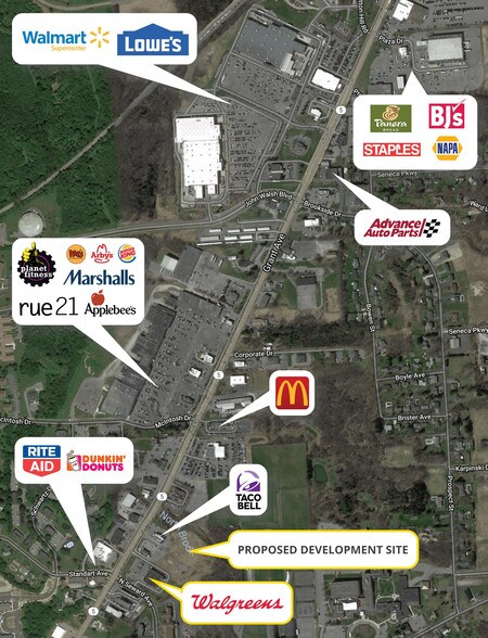 150 Grant Ave, Auburn, NY à louer - Aérien - Image 2 de 3