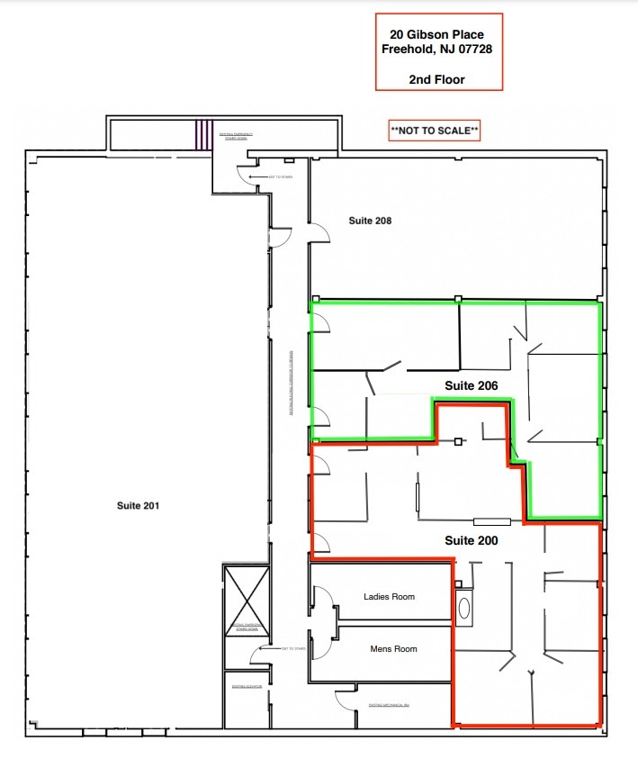 20 Gibson Pl, Freehold, NJ à louer Plan d  tage- Image 1 de 1