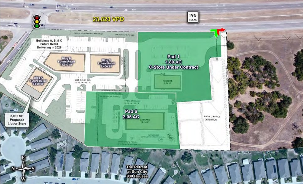 TX-195 & Sun City Blvd, Georgetown, TX for sale - Building Photo - Image 3 of 9