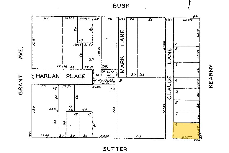 212 Sutter St, San Francisco, CA à louer - Plan cadastral - Image 2 de 19