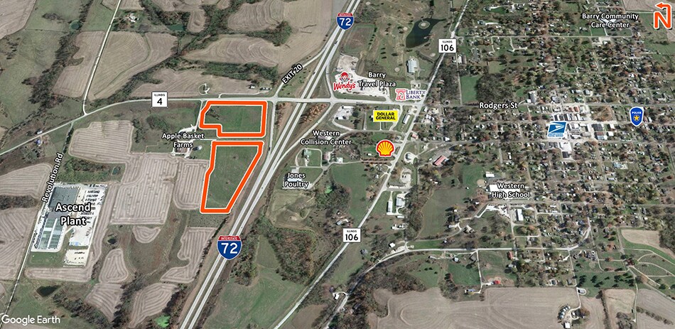 I-72 and Route 4, Barry, IL for sale - Building Photo - Image 2 of 2