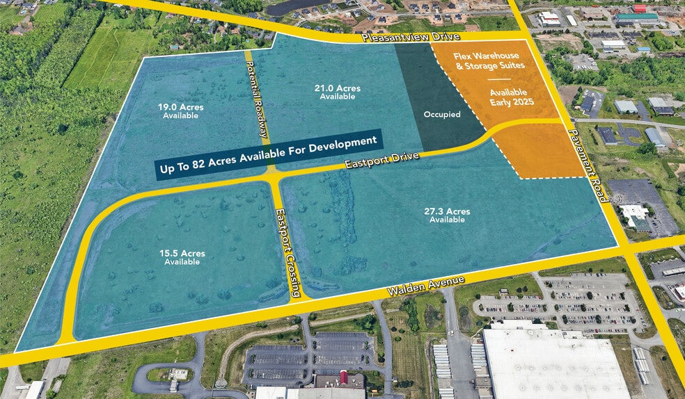 Pavement & Walden Ave, Lancaster, NY for sale - Aerial - Image 2 of 5