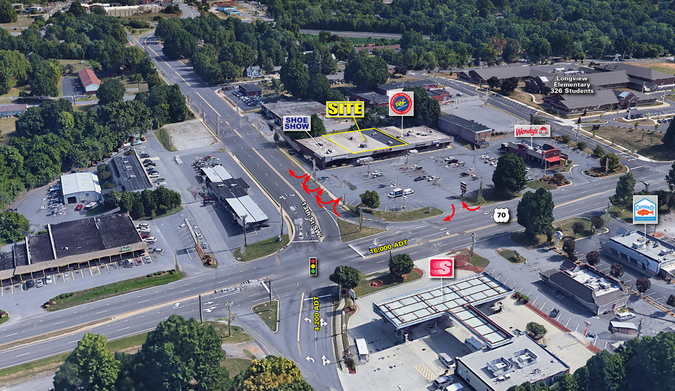 1234-1246 Us Highway 70 SW, Hickory, NC for lease - Building Photo - Image 2 of 14