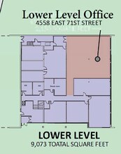 4558-4568 E 71st St, Cleveland, OH à louer Plan d’étage- Image 2 de 13
