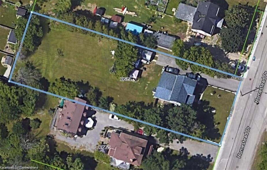 3266 Homestead Dr, Hamilton, ON à vendre - Aérien - Image 2 de 2
