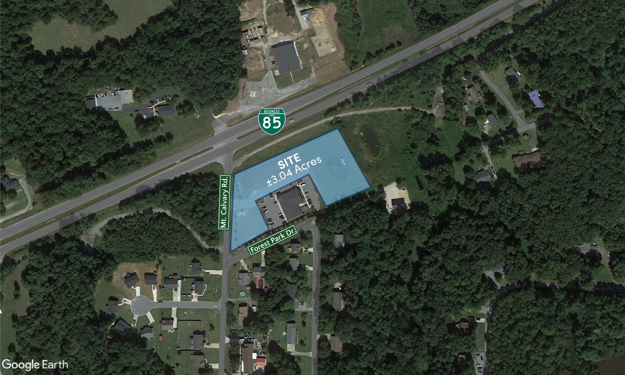 Mt Calvary Road And Forest Park Drive, Thomasville, NC for sale Aerial- Image 1 of 2