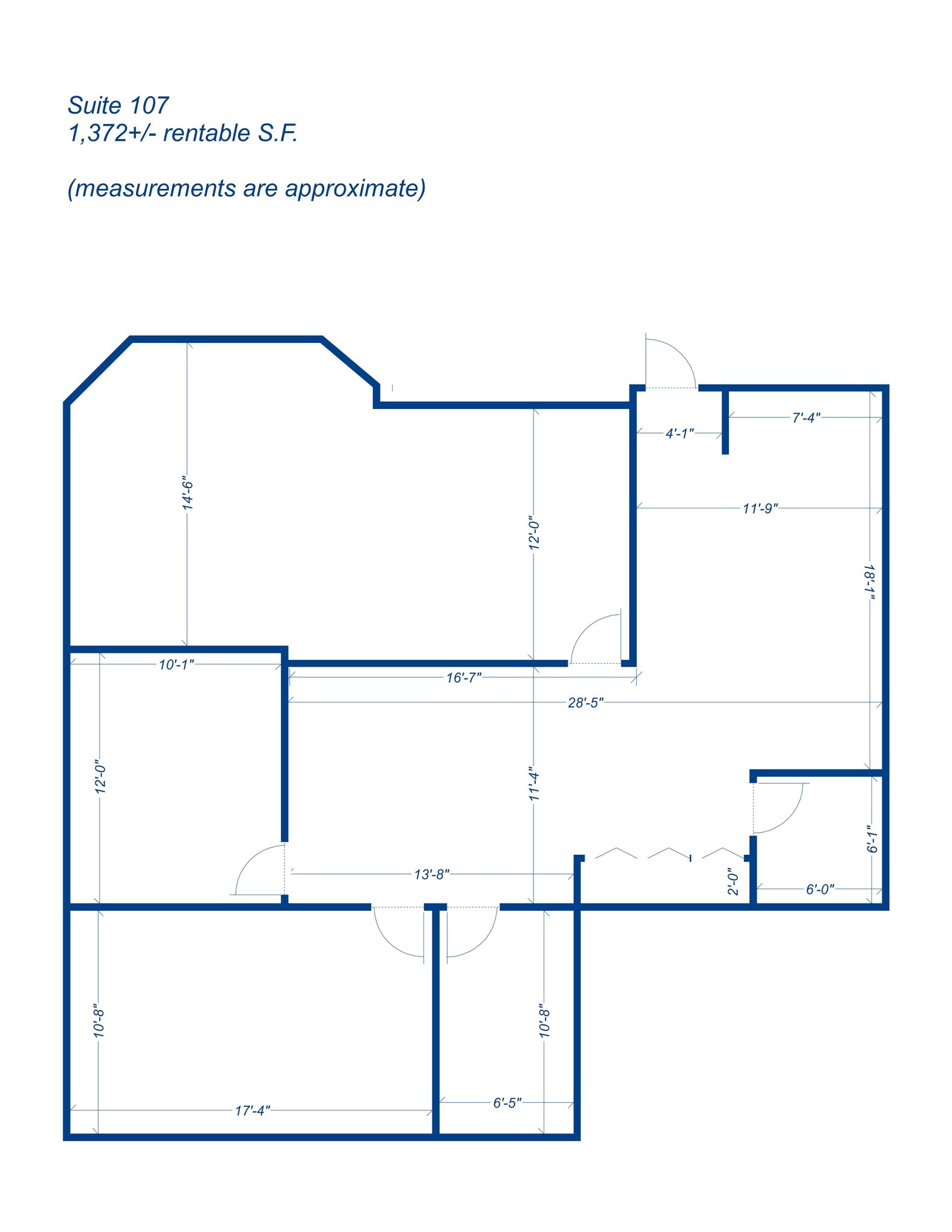 1275 W Roosevelt Rd, West Chicago, IL à louer Plan de site- Image 1 de 4