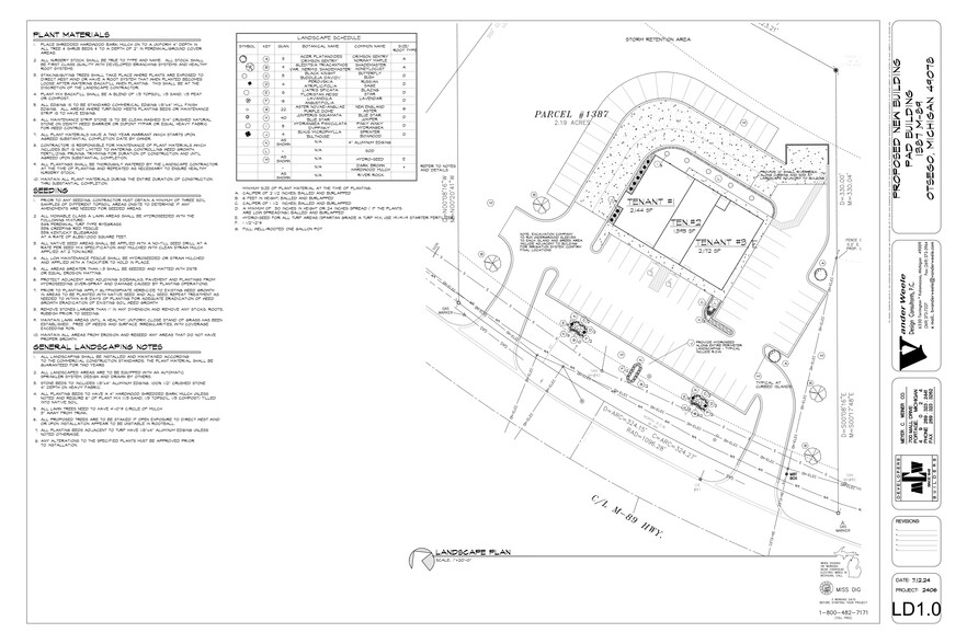 1387 E M 89, Otsego, MI à louer - Plan de site - Image 2 de 2