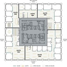 620 Newport Center Dr, Newport Beach, CA à louer Plan d’étage- Image 2 de 7