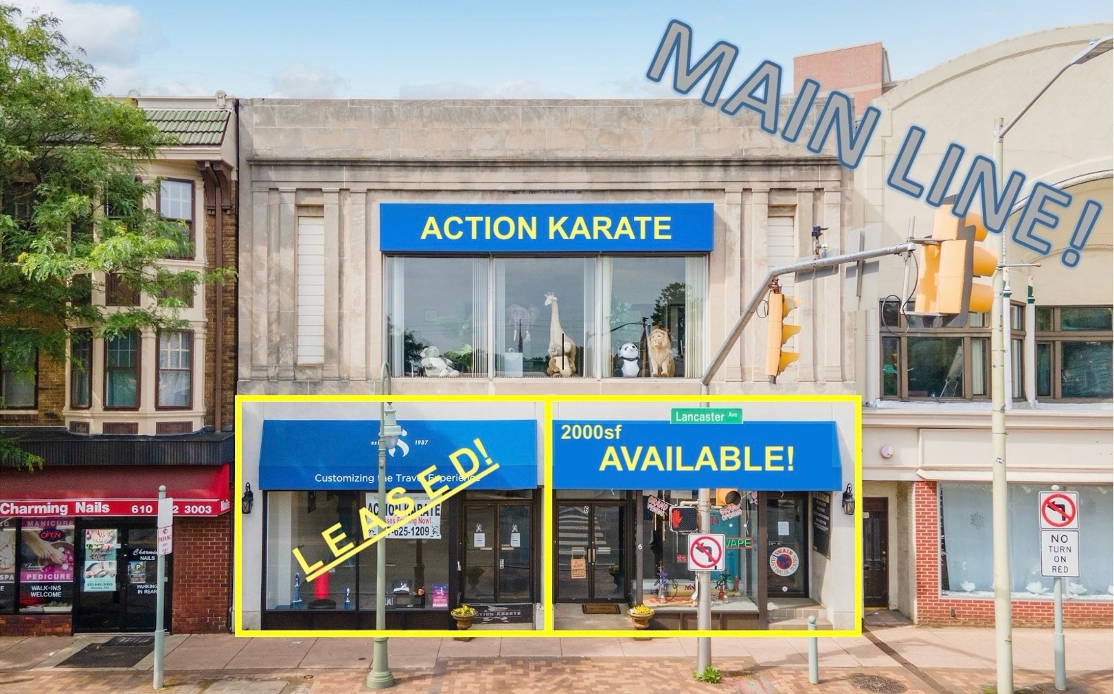 6 W Lancaster Ave, Ardmore, PA for lease Building Photo- Image 1 of 9