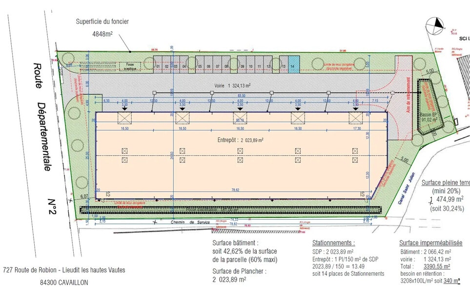 Flex in Cavaillon for sale - Site Plan - Image 3 of 5