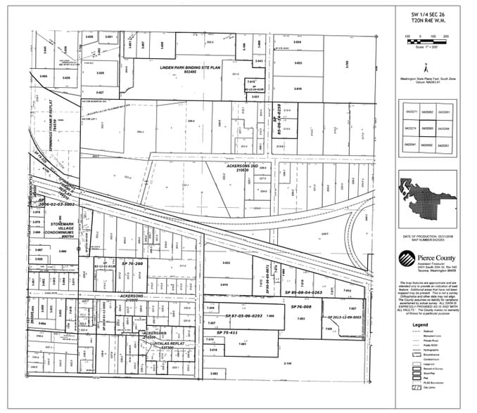 412 23rd St, Puyallup, WA à vendre - Plan cadastral - Image 2 de 2