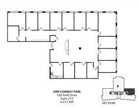 100 N Field Dr, Lake Forest, IL for lease Floor Plan- Image 2 of 3