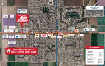 1202 Main st, Somerton, AZ - Aérien  Vue de la carte