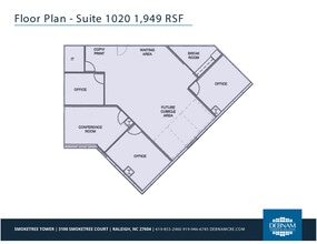 3100 Smoketree Ct, Raleigh, NC à louer Plan d’étage- Image 1 de 1