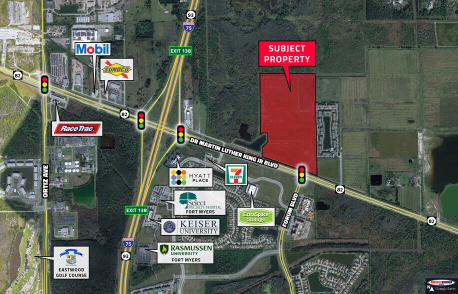 SR 82, Fort Myers, FL à vendre - Aérien - Image 2 de 15