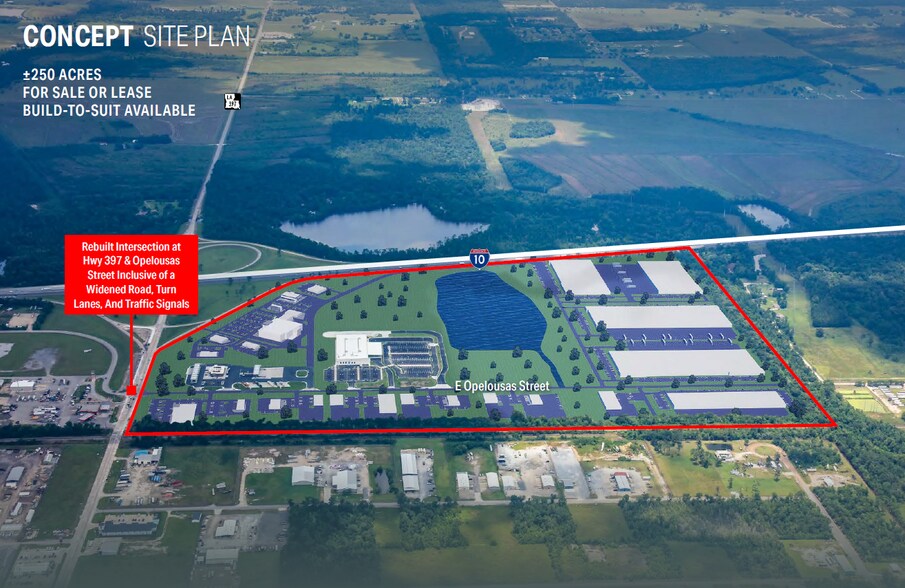 0 I-10, Lake Charles, LA for sale - Site Plan - Image 2 of 2