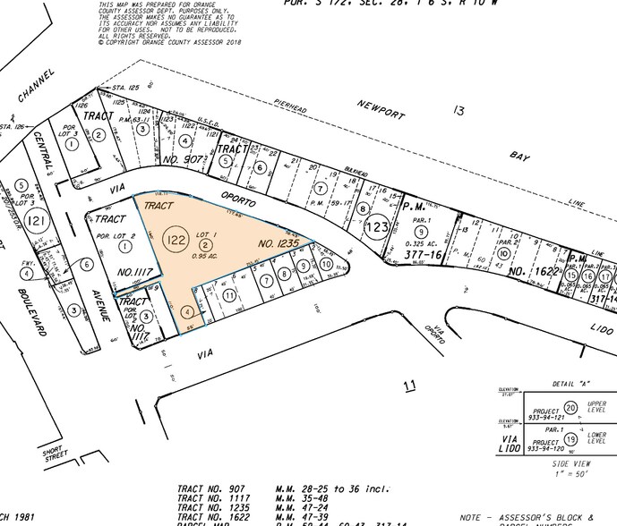 3434 Via Lido, Newport Beach, CA à louer - Plan cadastral - Image 3 de 4