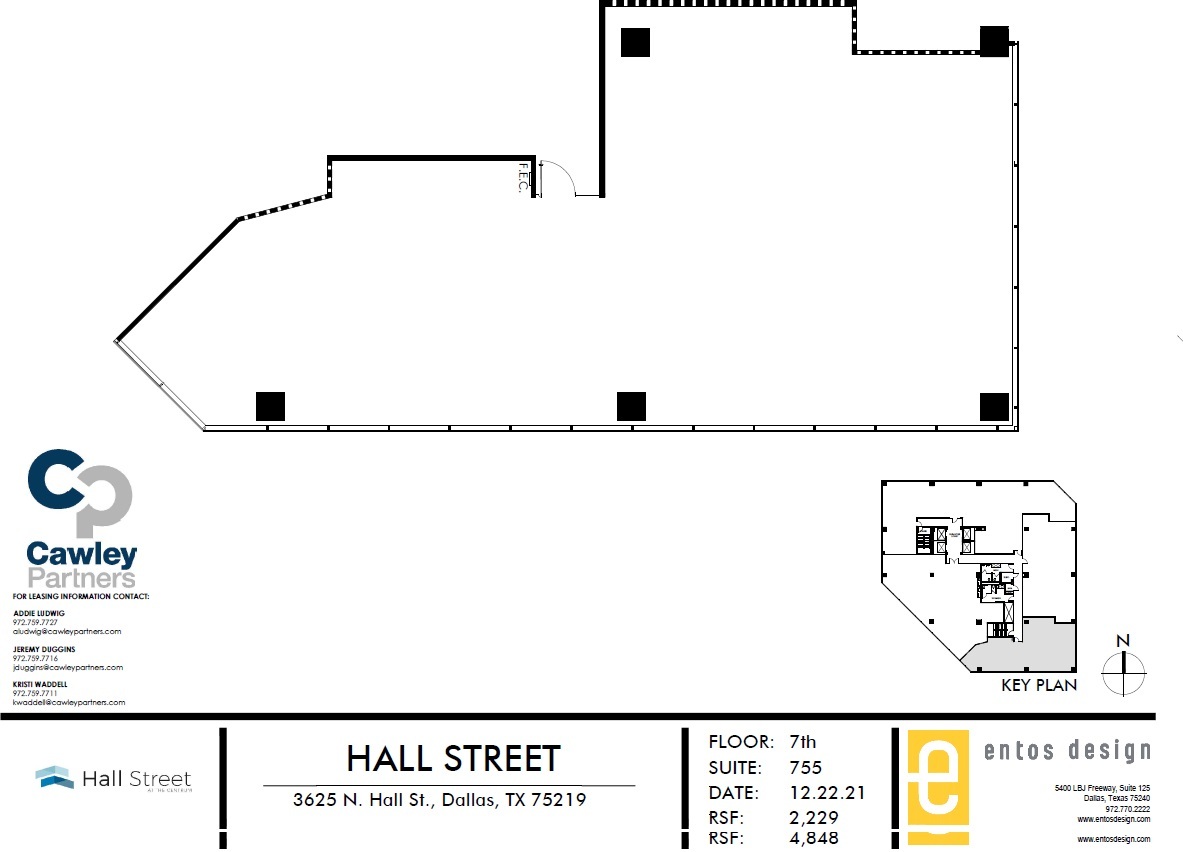 3625 N Hall St, Dallas, TX for lease Floor Plan- Image 1 of 4