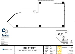 3625 N Hall St, Dallas, TX for lease Floor Plan- Image 1 of 4