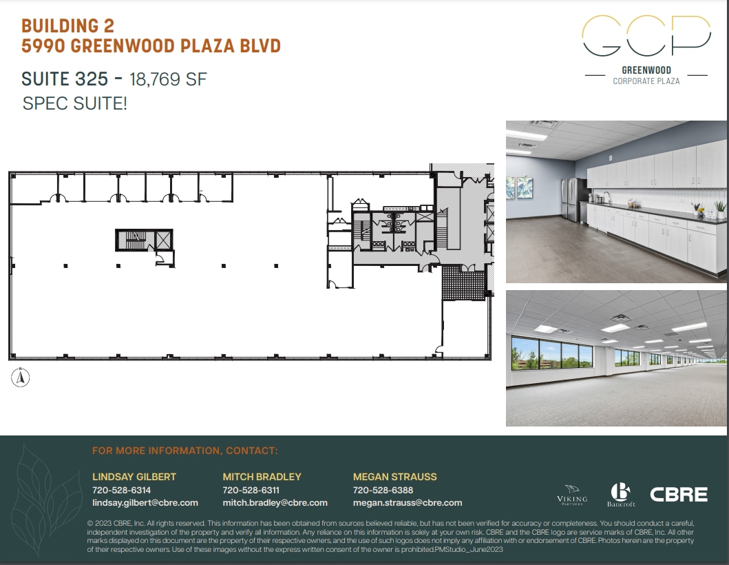 5990 Greenwood Plaza Blvd, Greenwood Village, CO à louer Plan d’étage- Image 1 de 7