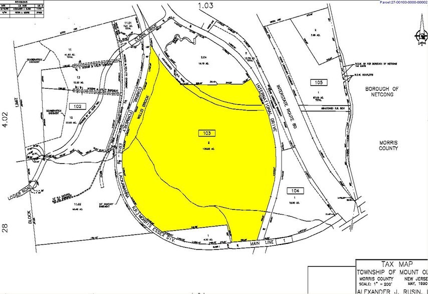 200 International Dr, Mount Olive, NJ à louer - Plan cadastral - Image 3 de 8
