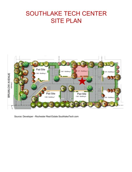 1371 Brumlow Ave, Southlake, TX à louer - Plan de site - Image 3 de 12