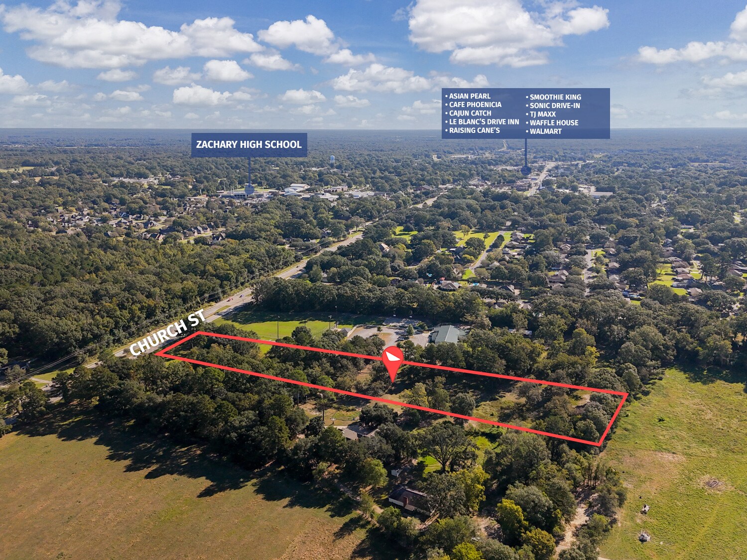 3324 Church St, Zachary, LA à vendre Photo principale- Image 1 de 6