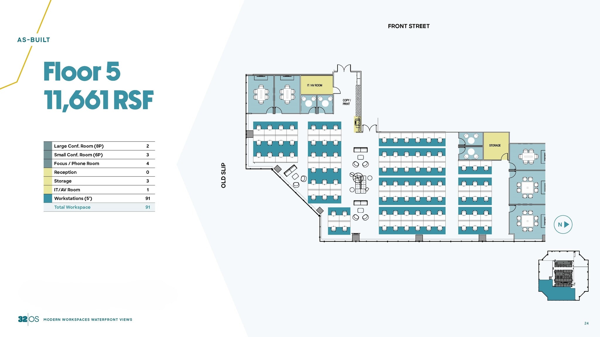 32 Old Slip, New York, NY for lease Floor Plan- Image 1 of 9
