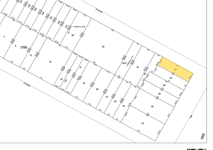 2323 First Ave, New York, NY for sale - Plat Map - Image 3 of 3