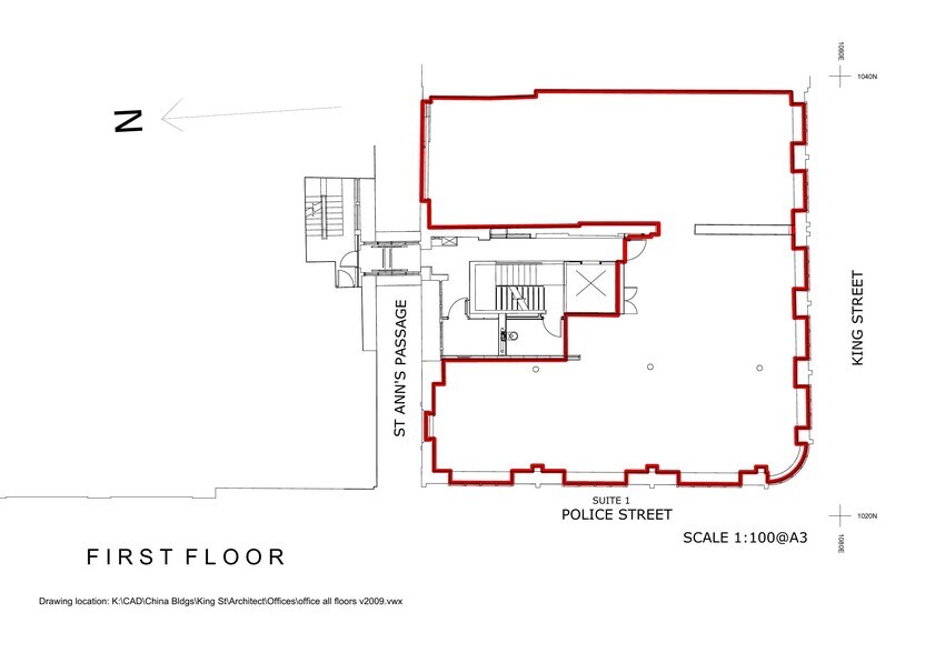 13-17 King St, Manchester à louer - Plan d’étage - Image 2 de 2