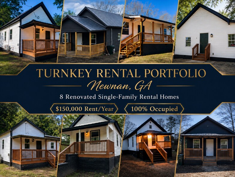 Turnkey Rental Portfolio | Newnan, GA portefeuille de 8 propriétés à vendre sur LoopNet.ca - Photo du bâtiment - Image 1 de 9