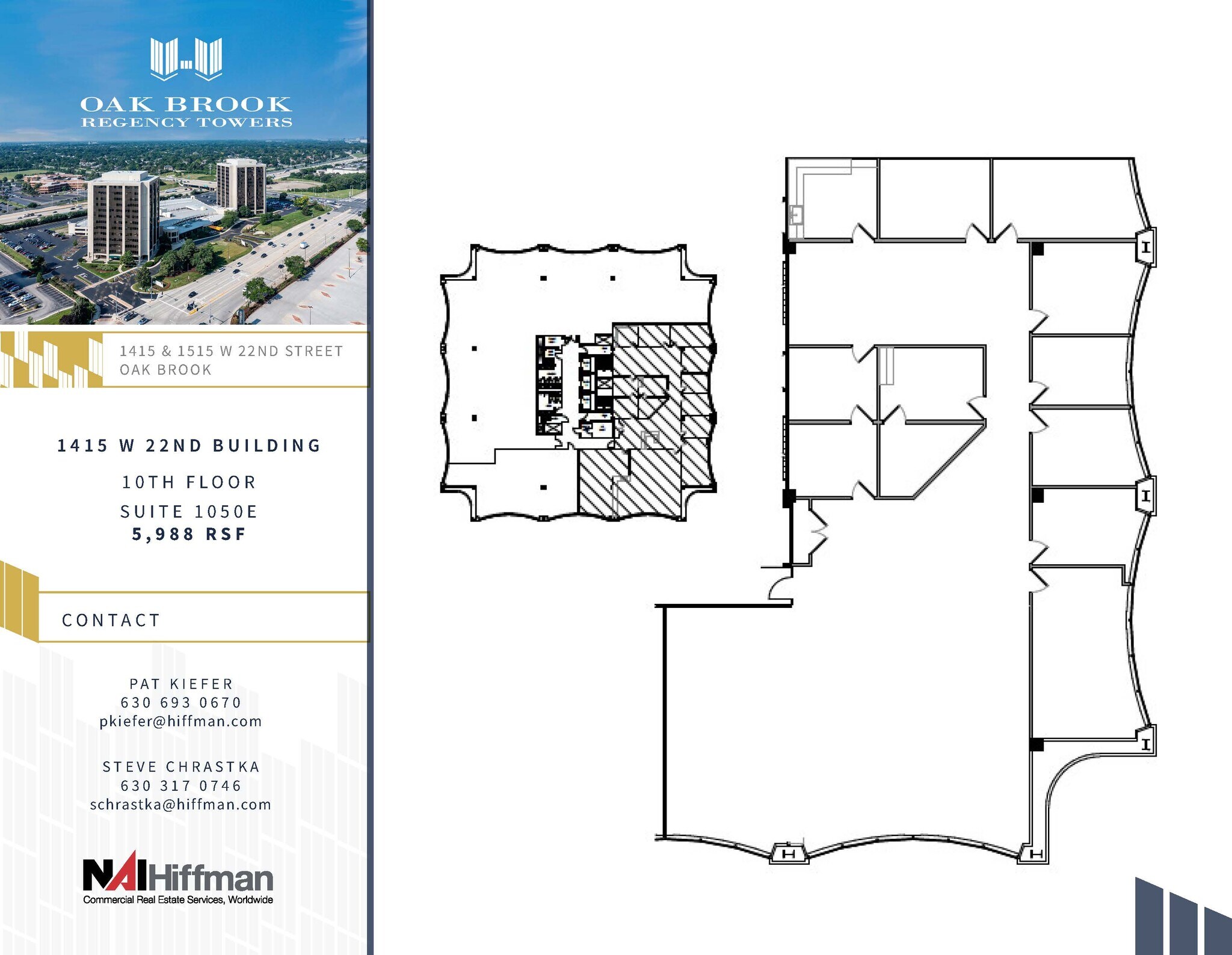 1415 W 22nd St, Oak Brook, IL for lease Floor Plan- Image 1 of 1