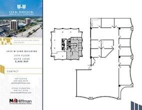 1415 W 22nd St, Oak Brook, IL for lease Floor Plan- Image 1 of 1