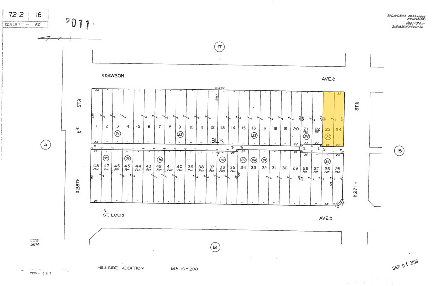 2701 Dawson Ave, Signal Hill, CA for lease - Plat Map - Image 3 of 3