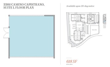 33161 Camino Capistrano, San Juan Capistrano, CA for lease Floor Plan- Image 1 of 1