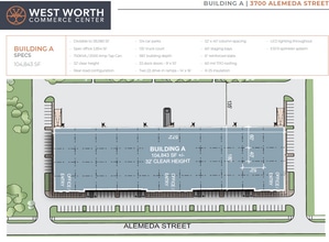3601 Alemeda St, Fort Worth, TX à louer Plan de site- Image 2 de 2