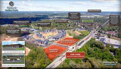 Allisonville Road & East 96th Street St, Fishers, IN for lease Aerial- Image 1 of 3