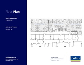 4020 N 20th St, Phoenix, AZ à louer Plan d  tage- Image 2 de 2