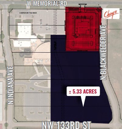 SW/C W Memorial Road & Blackwelder Ave, Oklahoma City, OK à vendre - Photo du bâtiment - Image 2 de 4