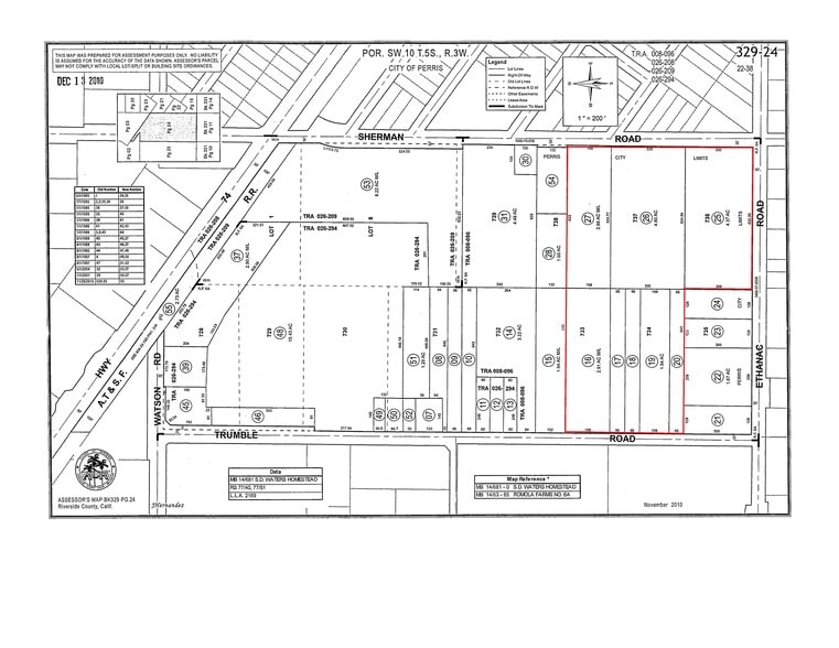 1892 Ethanac rd, Menifee, CA for sale - Site Plan - Image 2 of 2