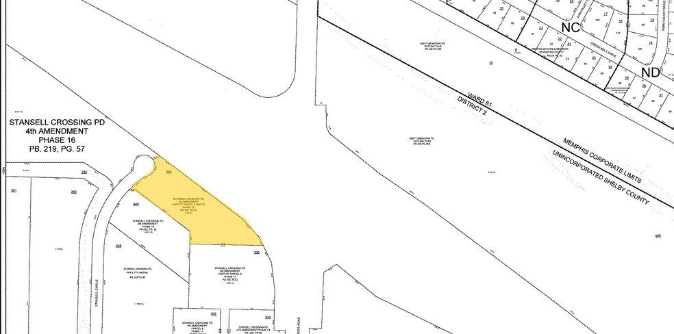 4068 Stansell Ct, Memphis, TN à vendre - Plan cadastral - Image 2 de 5