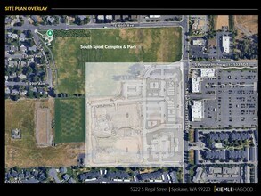 5222 S Regal St, Spokane, WA - Aerial map view