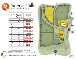 Plus de détails pour 25 Industrial Park Rd, Ferdinand, IN - Terrain à louer